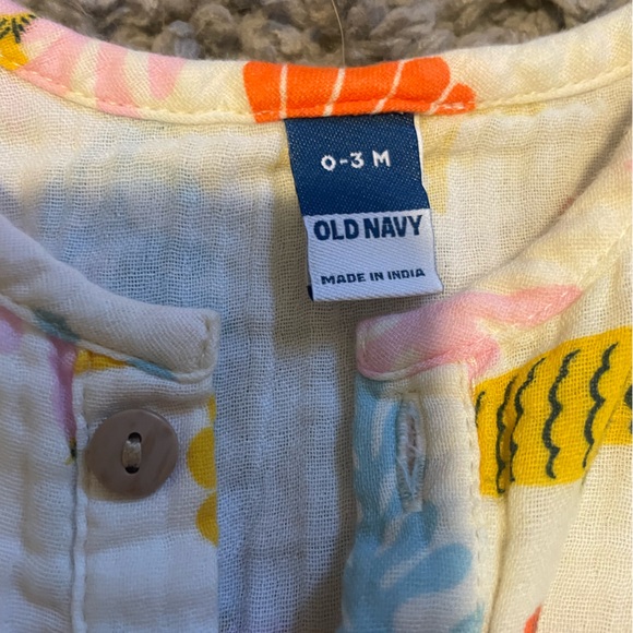 3/$20 Old Navy Fish Romper - Picture 2 of 4